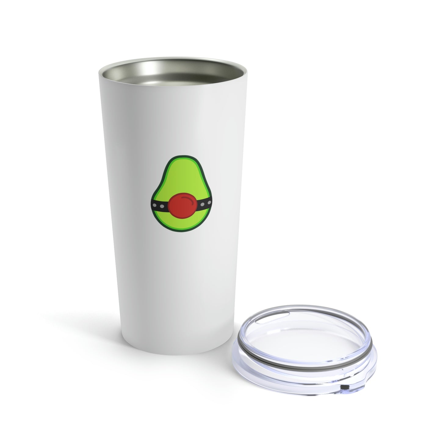 Simple Avocado Slut Tumbler 20oz | White