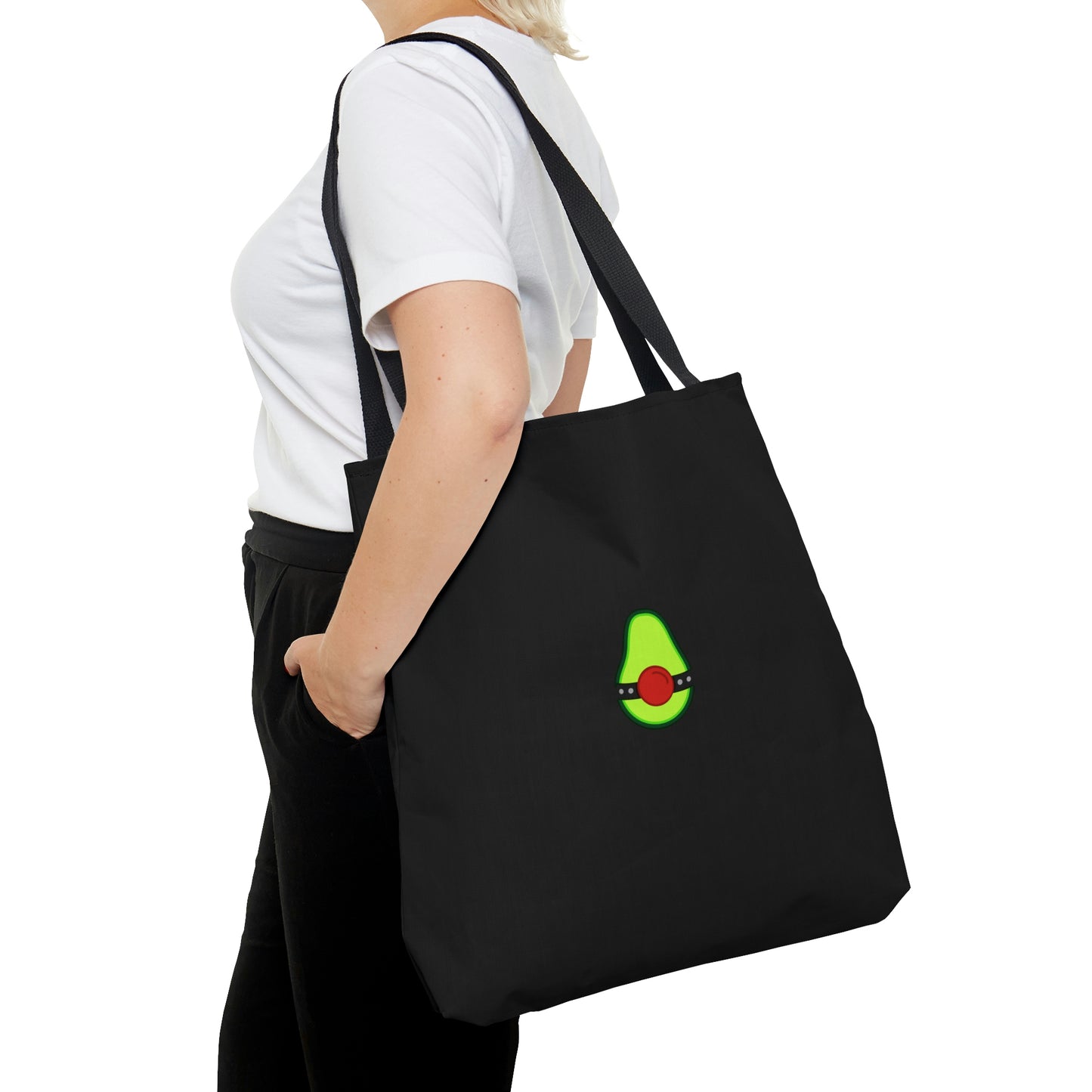 Avocado Slut Tote Bag | Black