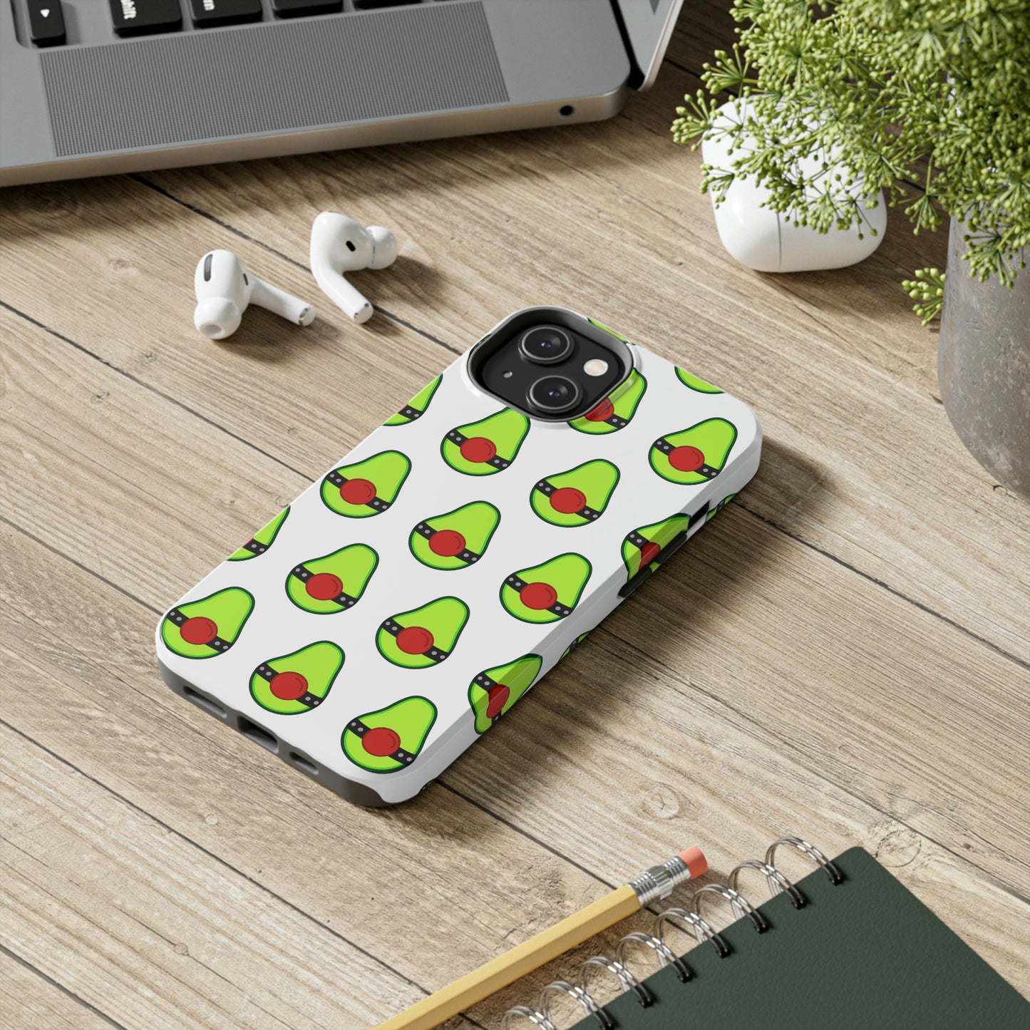 Avocado Slut Phone Case | White