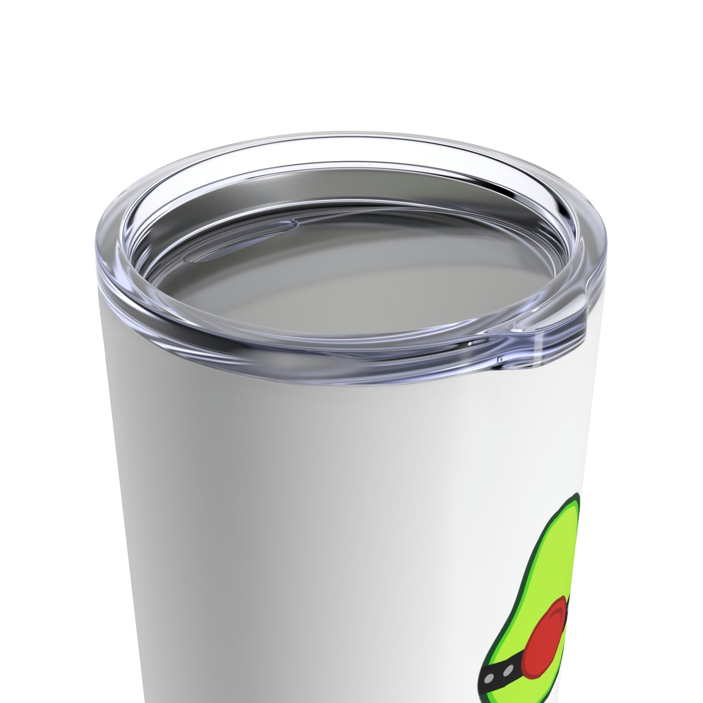 Simple Avocado Slut Tumbler 20oz | White