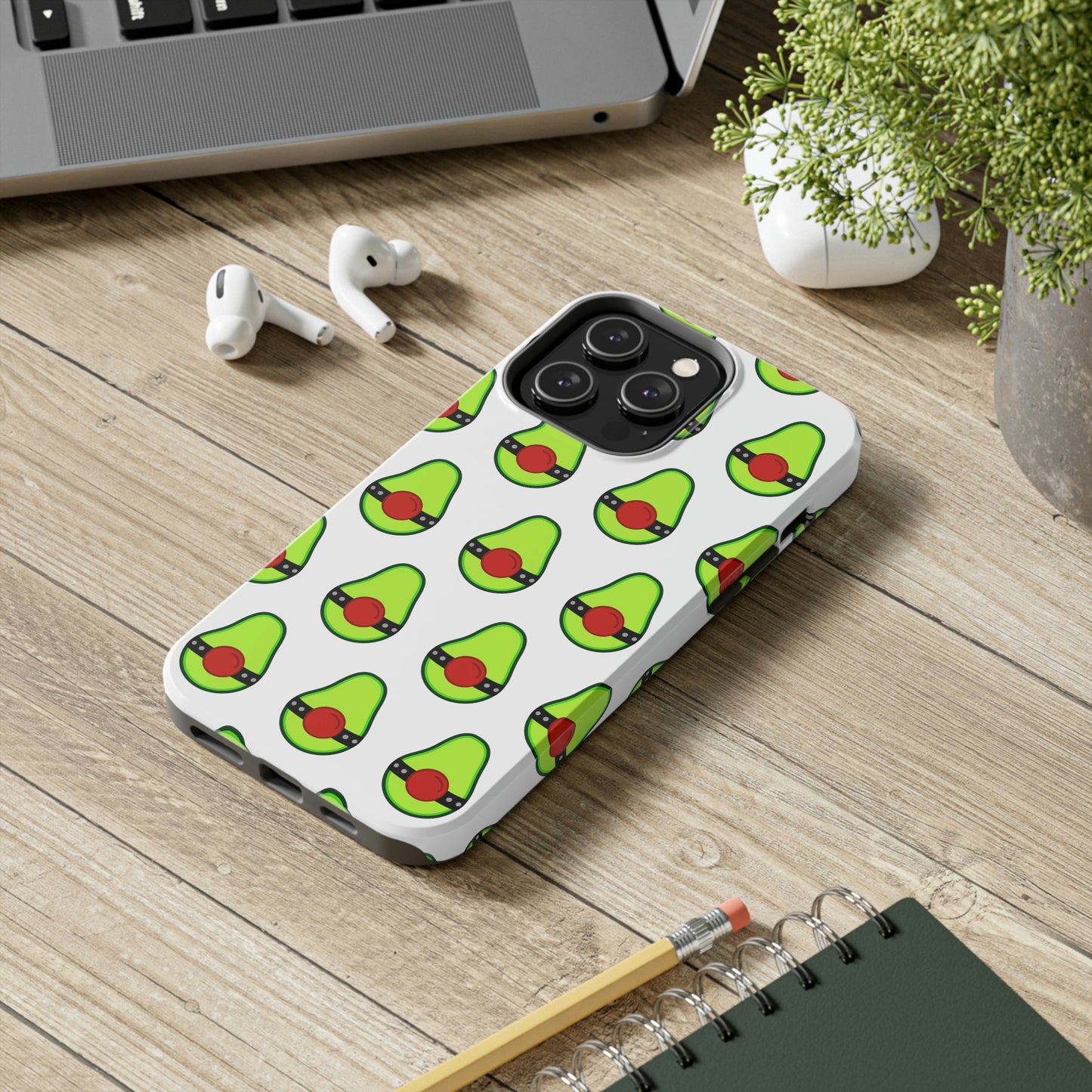 Avocado Slut Phone Case | White