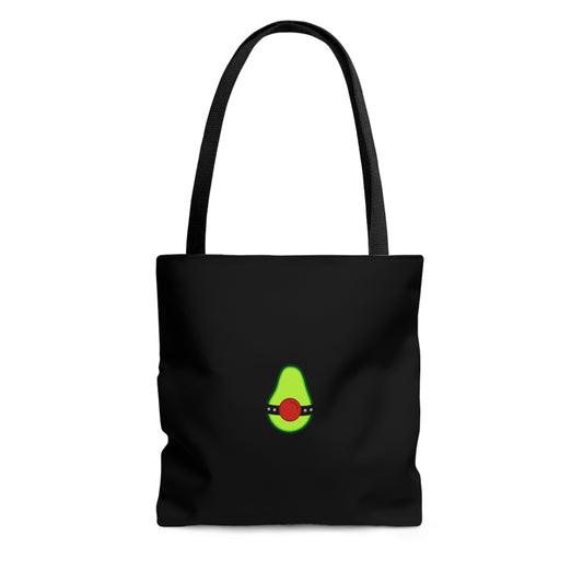 Avocado Slut Tote Bag | Black