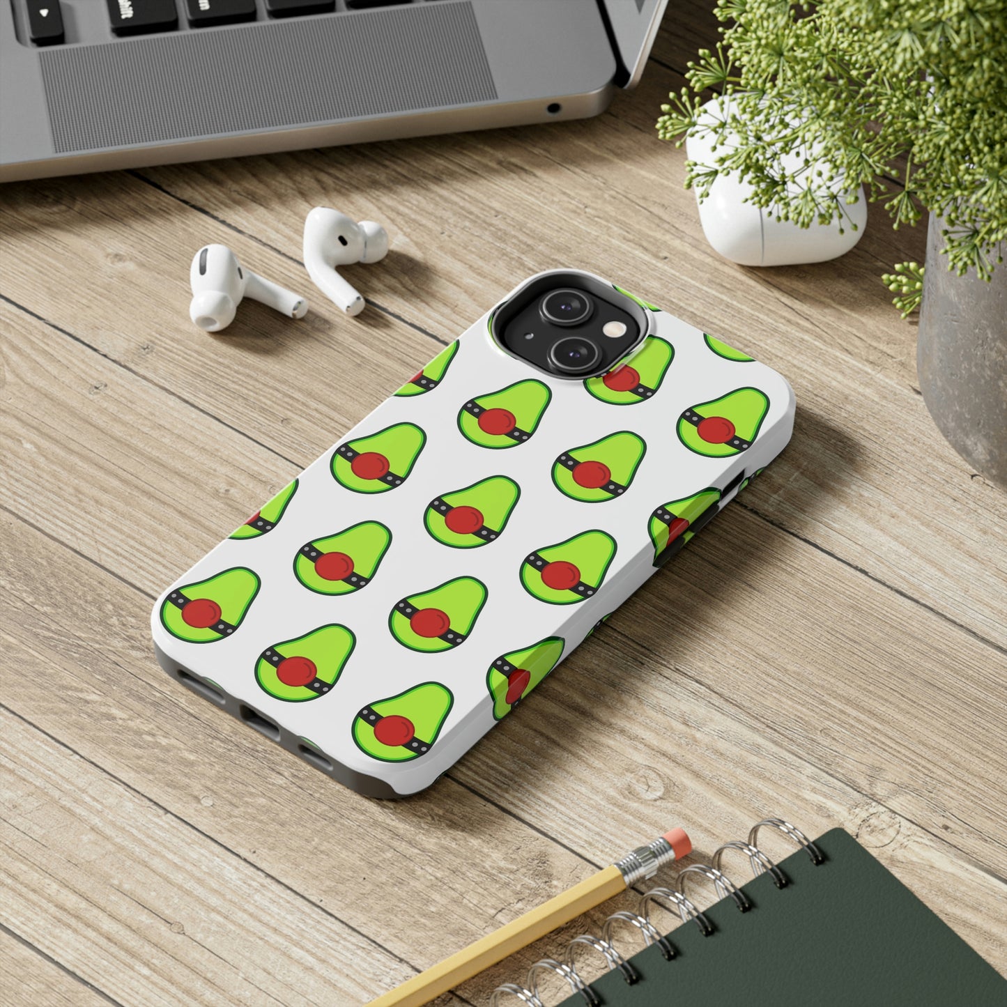 Avocado Slut Phone Case | White