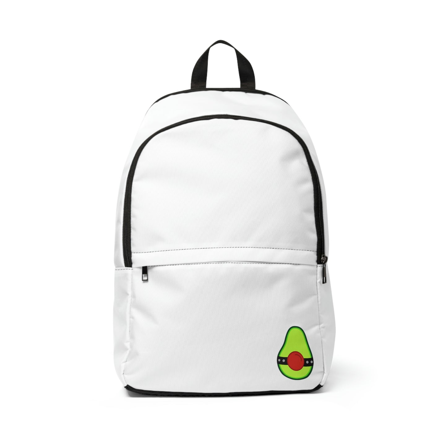 Avocado Slut Fabric Backpack | White